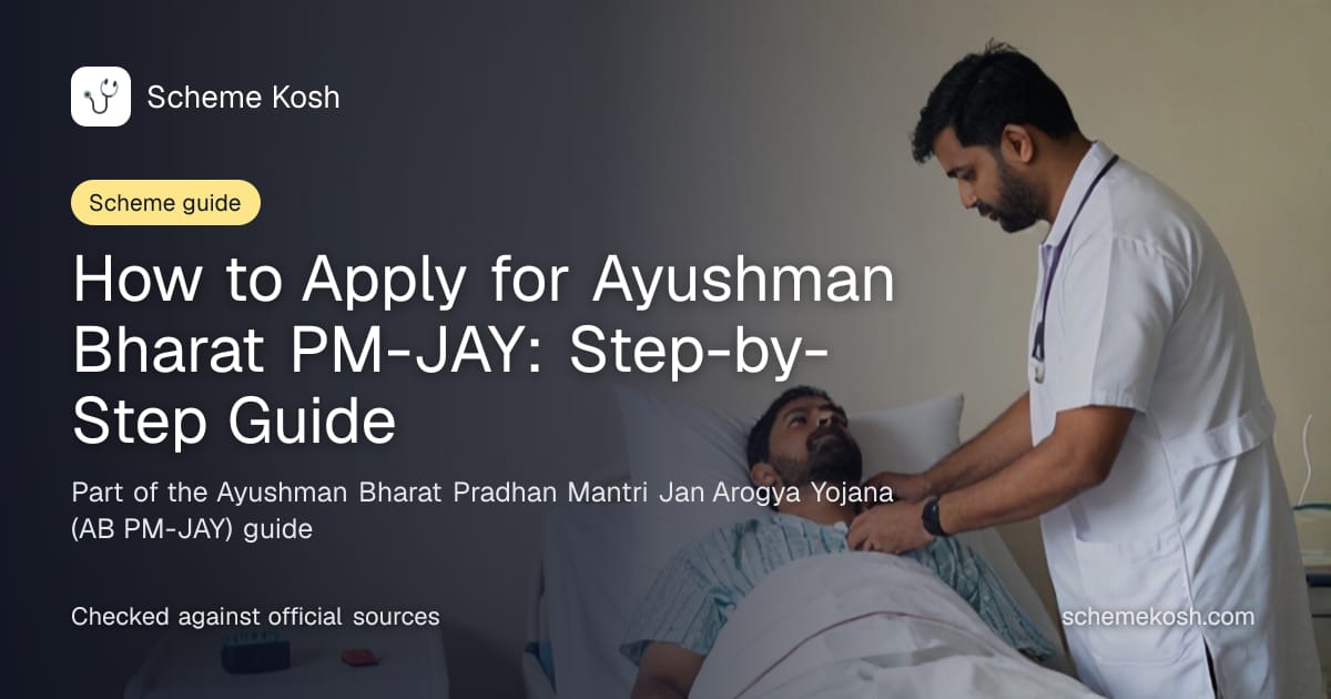 How to Apply for Ayushman Bharat PM-JAY: Step-by-Step Guide, a guide to Ayushman Bharat Pradhan Mantri Jan Arogya Yojana (AB PM-JAY)