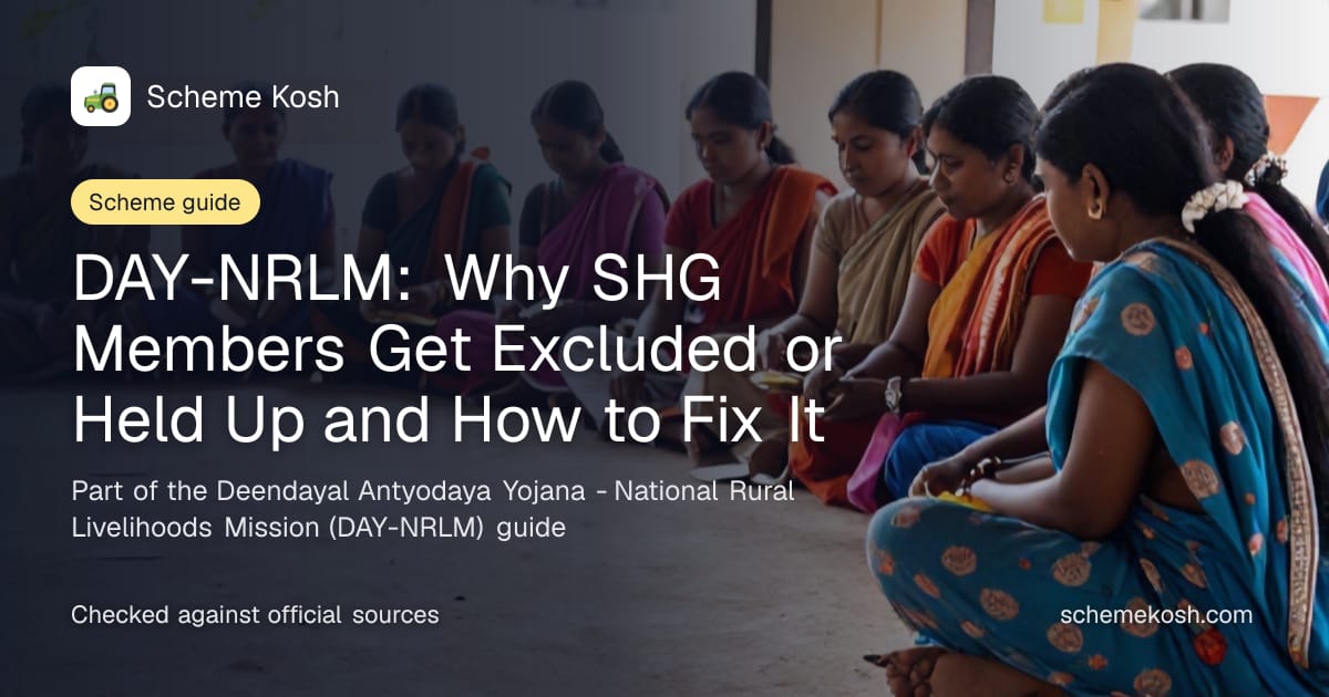DAY-NRLM: Why SHG Members Get Excluded or Held Up and How to Fix It