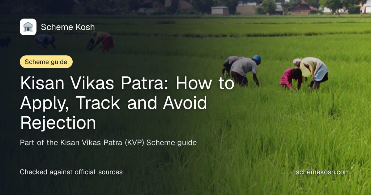 Kisan Vikas Patra: How to Apply, Track and Avoid Rejection, a guide to Kisan Vikas Patra (KVP) Scheme