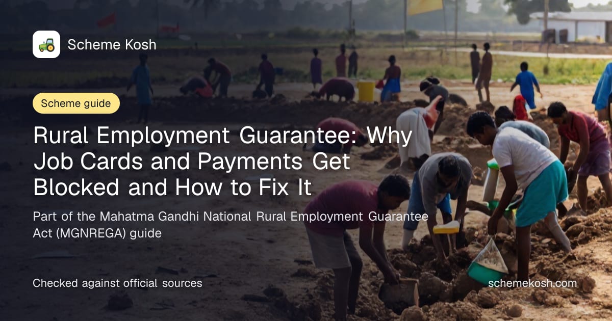 Rural Employment Guarantee: Why Job Cards and Payments Get Blocked and How to Fix It