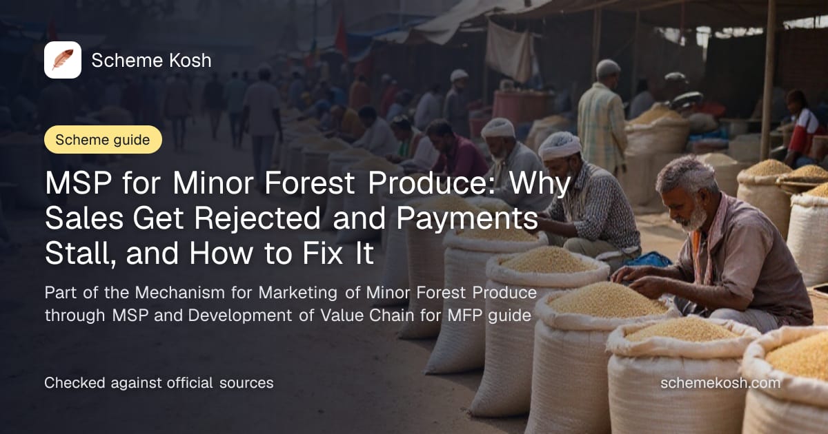 MSP for Minor Forest Produce: Why Sales Get Rejected and Payments Stall, and How to Fix It