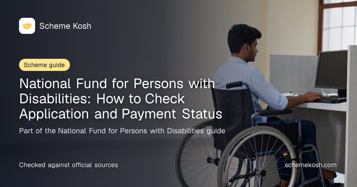National Fund for Persons with Disabilities: How to Check Application and Payment Status