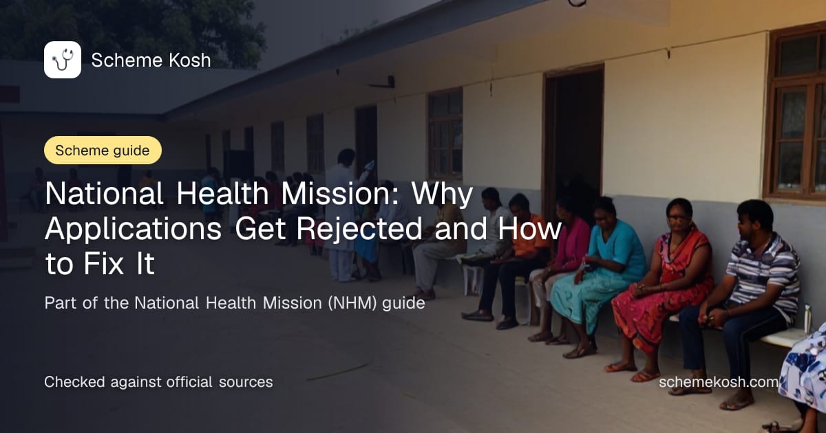 National Health Mission: Why Applications Get Rejected and How to Fix It, a guide to National Health Mission (NHM)