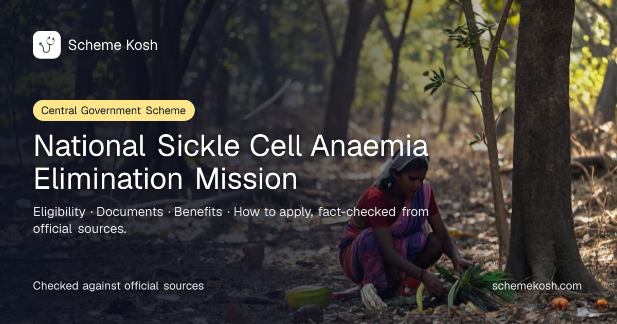 National Sickle Cell Anaemia Elimination Mission: Free screening, genetic counselling, a sickle cell status card and treatment through the