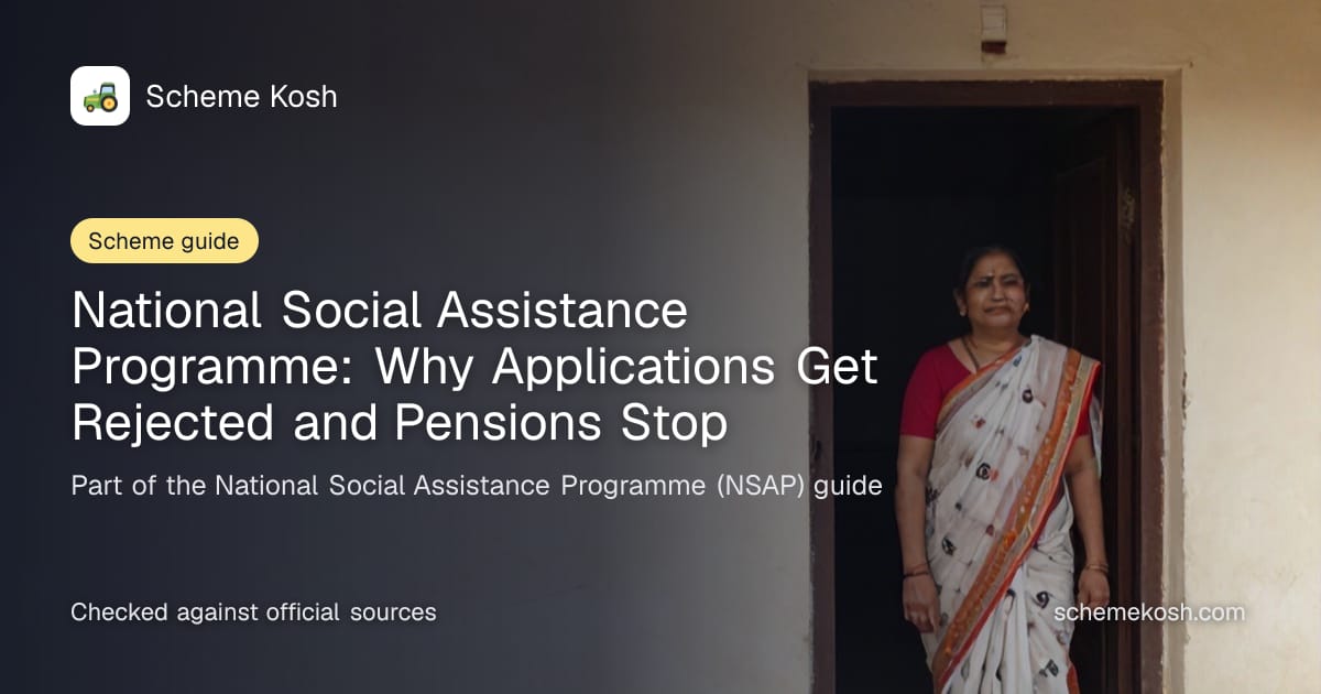National Social Assistance Programme: Why Applications Get Rejected and Pensions Stop, a guide to National Social Assistance Programme (NSAP)