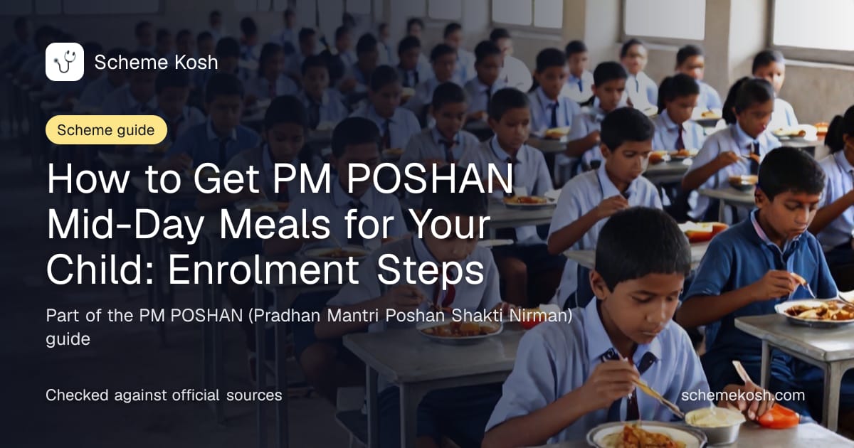 How to Get PM POSHAN Mid-Day Meals for Your Child: Enrolment Steps, a guide to PM POSHAN (Pradhan Mantri Poshan Shakti Nirman)