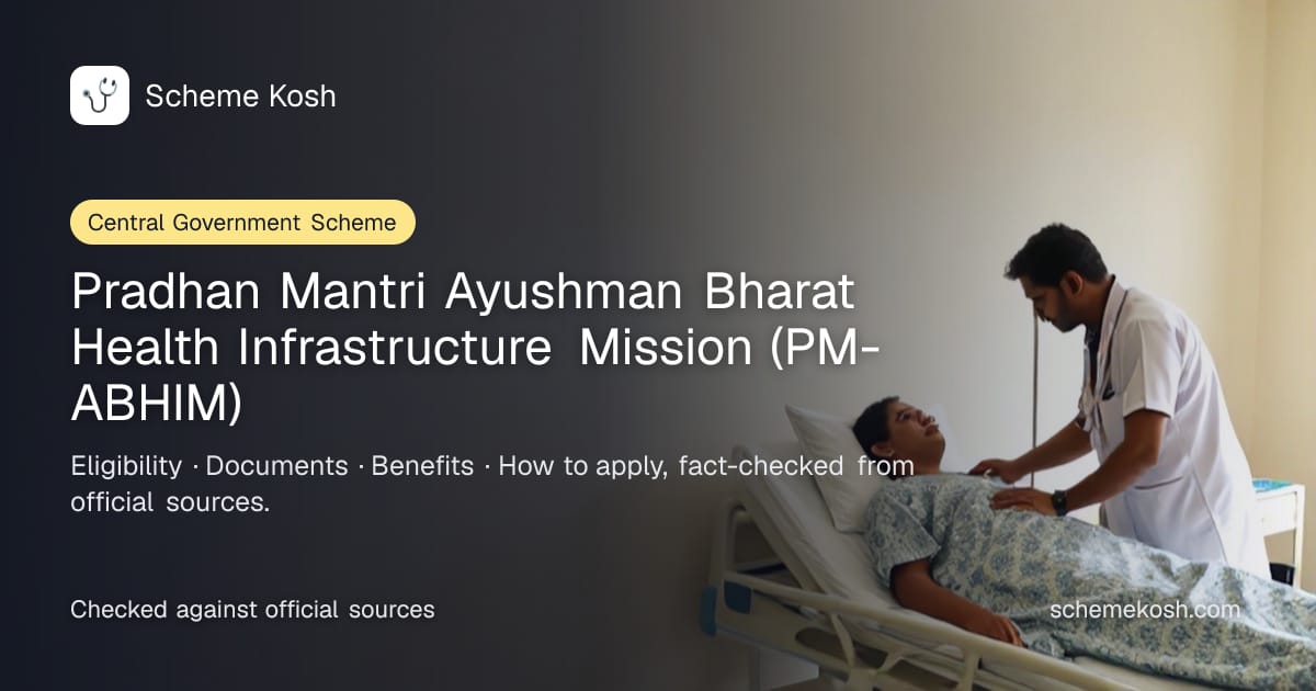 Pradhan Mantri Ayushman Bharat Health Infrastructure Mission (PM-ABHIM): Rs 64,180 crore for health infrastructure - sub-centres