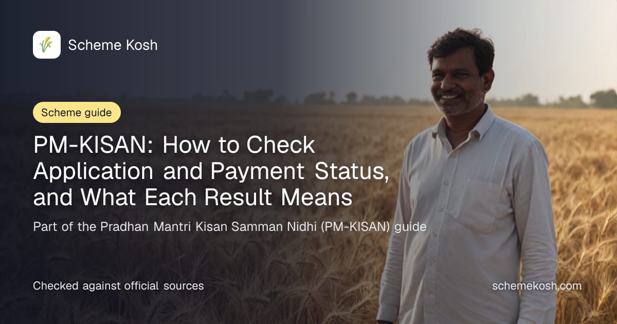 PM-KISAN: How to Check Application and Payment Status, and What Each Result Means, a guide to Pradhan Mantri Kisan Samman Nidhi (PM-KISAN)