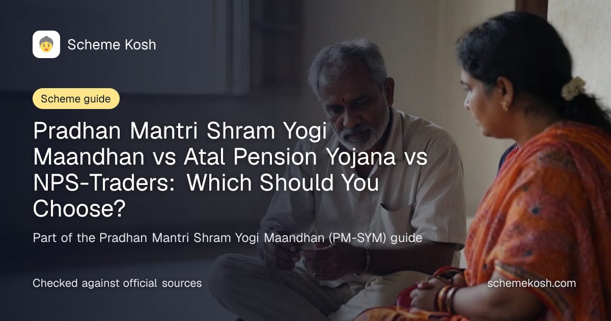 Pradhan Mantri Shram Yogi Maandhan vs Atal Pension Yojana vs NPS-Traders: Which Should You Choose?