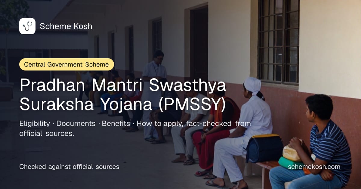 Pradhan Mantri Swasthya Suraksha Yojana (PMSSY): 22 new AIIMS and 75 upgraded government medical colleges providing subsidised tertiary care