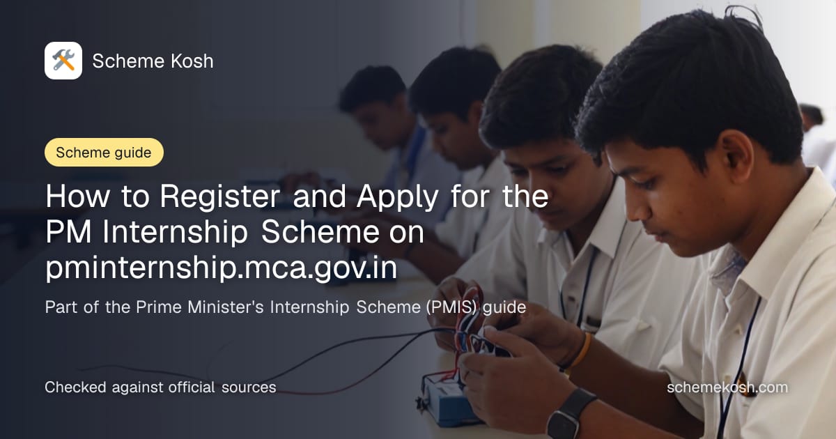 How to Register and Apply for the PM Internship Scheme on pminternship.mca.gov.in, a guide to Prime Minister's Internship Scheme (PMIS)