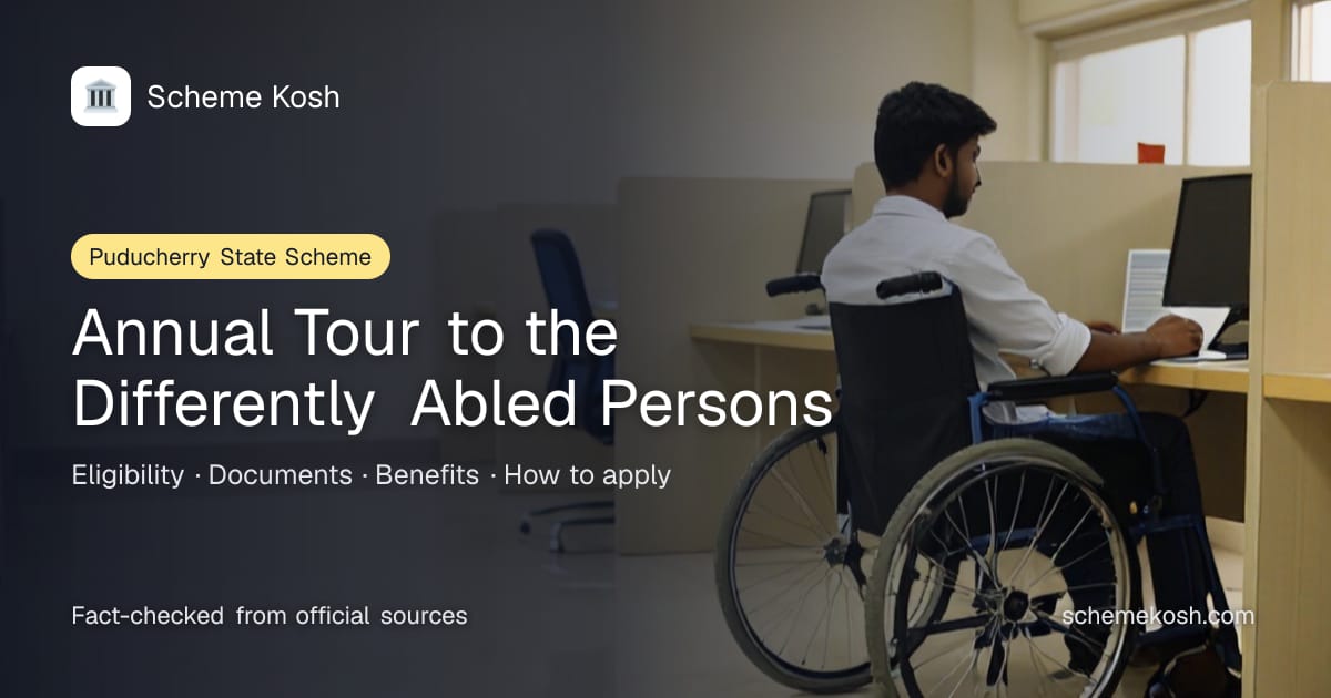 Annual Tour to the Differently Abled Persons (Puducherry): A free tour to places of cultural and historic importance, once a year
