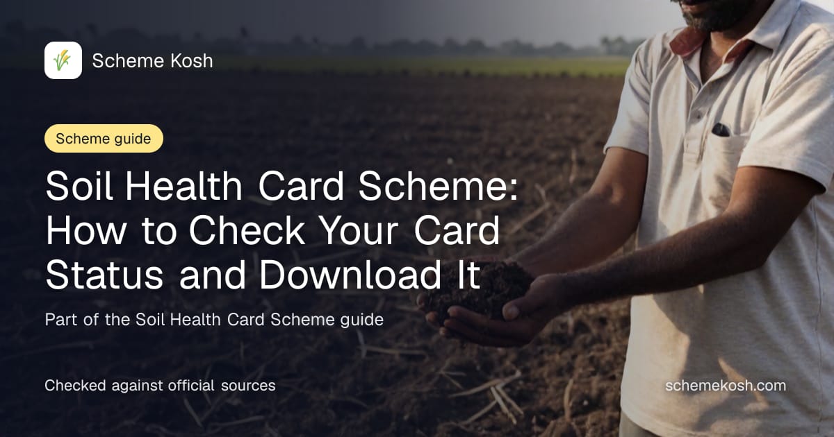 Soil Health Card Scheme: How to Check Your Card Status and Download It