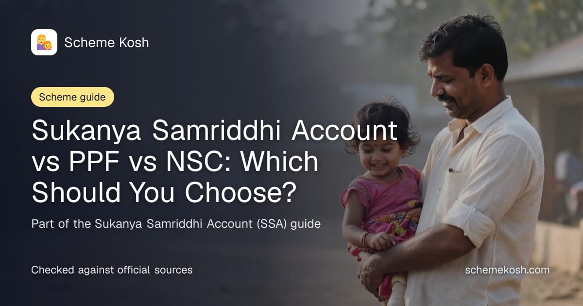 Sukanya Samriddhi Account vs PPF vs NSC: Which Should You Choose?, a guide to Sukanya Samriddhi Account (SSA)