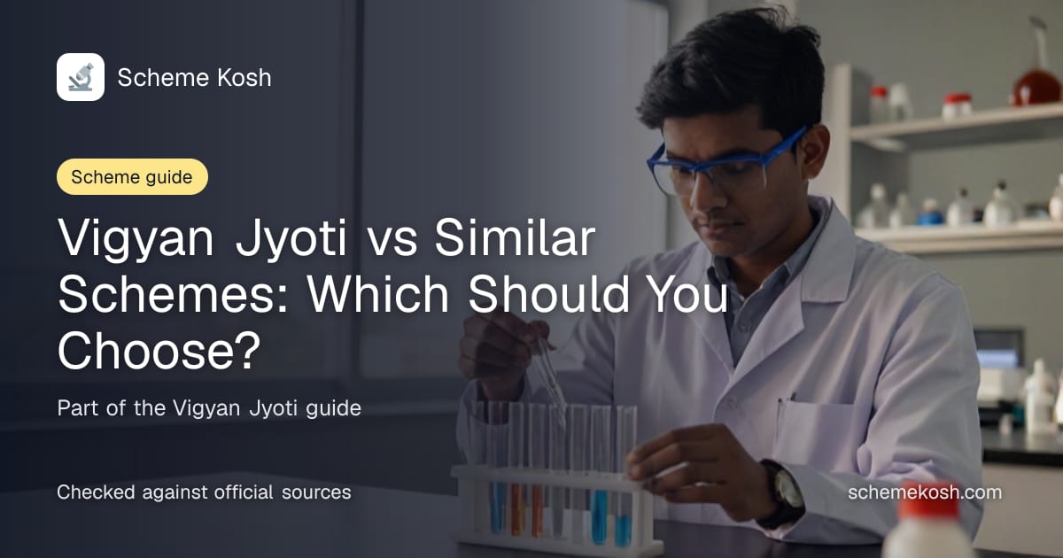 Vigyan Jyoti vs Similar Schemes: Which Should You Choose?