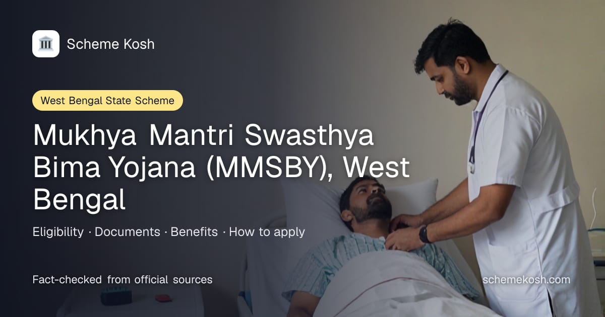 Mukhya Mantri Swasthya Bima Yojana (MMSBY), West Bengal